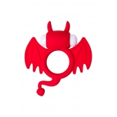 Красное эрекционное кольцо на пенис JOS COCKY DEVIL - JOS - в Томске купить с доставкой