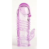 Фиолетовая насадка с коготком и шипами - 13 см. - Toyfa Basic - в Томске купить с доставкой