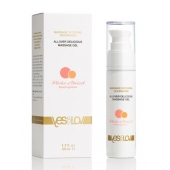 Универсальный массажный гель-смазка Allover Delicious Massage Gel с ароматом персика и аброкоса - 50 мл. - YESforLOV - купить с доставкой в Томске