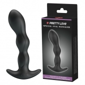 Черный анальный стимулятор простаты с вибрацией Special Anal Massager - 14,5 см. - Baile - в Томске купить с доставкой