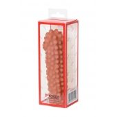 Телесная насадка на фаллос с бугорками KOKOS Extreme Sleeve 10 - 15,8 см. - KOKOS - в Томске купить с доставкой