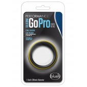 Черно-желтое силиконовое эрекционное кольцо Silicone Go Pro Cock Ring - Blush Novelties - в Томске купить с доставкой