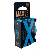 Классические презервативы в железном кейсе MAXUS Classic - 3 шт. - Maxus - купить с доставкой в Томске