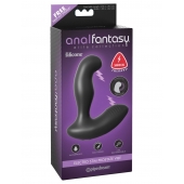 Черный массажер простаты Electro Stim Prostate Vibe с электростимуляцией - 13,3 см. - Pipedream - купить с доставкой в Томске