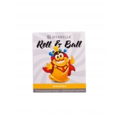 Стимулирующий презерватив-насадка Roll   Ball Banana - Sitabella - купить с доставкой в Томске