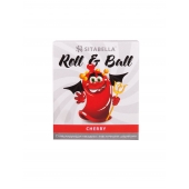 Стимулирующий презерватив-насадка Roll   Ball Cherry - Sitabella - купить с доставкой в Томске