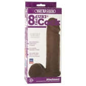 Насадка-реалистик Vac-U-Lock 8  ULTRASKYN Cock - 20,6 см. - Doc Johnson - купить с доставкой в Томске