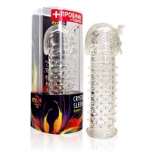Закрытая прозрачная насадка на пенис Crystal Sleeve Faraon - 13,5 см. - Erowoman-Eroman - в Томске купить с доставкой