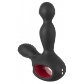 Черный вибромассажер простаты с нагревом и ротацией Prostate Plug - 14,5 см. - Orion - в Томске купить с доставкой