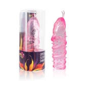 Закрытая рельефная насадка Crystal sleeve snakes в виде змеи с усиками - 14 см. - Erowoman-Eroman - в Томске купить с доставкой