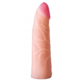 Фаллическая насадка на трусики харнесс - 17,5 см. - LOVETOY (А-Полимер) - купить с доставкой в Томске