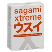Ультратонкие презервативы Sagami Xtreme SUPERTHIN - 3 шт. - Sagami - купить с доставкой в Томске