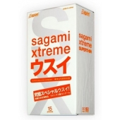 Ультратонкие презервативы Sagami Xtreme SUPERTHIN - 15 шт. - Sagami - купить с доставкой в Томске