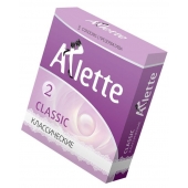 Классические презервативы Arlette Classic - 3 шт. - Arlette - купить с доставкой в Томске