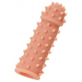 Телесная реалистичная насадка KOKOS Extreme Sleeve 03 с дополнительной стимуляцией - 12,7 см. - KOKOS - в Томске купить с доставкой