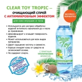Очищающий спрей для игрушек CLEAR TOY Tropic - 100 мл. - Биоритм - купить с доставкой в Томске