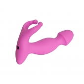 Розовый стимулятор простаты с усиками - 15 см. - 4sexdreaM - в Томске купить с доставкой