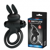 Черное эрекционное кольцо с вибростимуляцией клитора Vibrant Penis Ring III - Baile - в Томске купить с доставкой