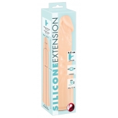 Телесная насадка-удлинитель Silicone Extension - 19 см. - Orion - в Томске купить с доставкой