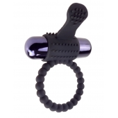 Черное эрекционное виброкольцо Vibrating Silicone Super Ring - Pipedream - в Томске купить с доставкой