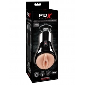 Телесный вибромастурбатор-вагина Cock Compressor Vibrating Stroker - Pipedream - в Томске купить с доставкой