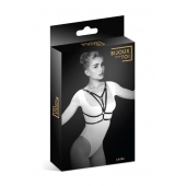 Черная упряжь на грудь Laura - Bijoux Pour Toi - купить с доставкой в Томске