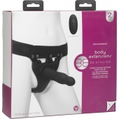 Черный полый вибрострапон Body Extensions BE Aroused - 17,78 см. - Doc Johnson - купить с доставкой в Томске