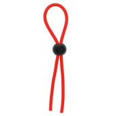 Красное эрекционное лассо с одной бусиной-утяжкой STRETCHY THIN LASSO - Dream Toys - в Томске купить с доставкой