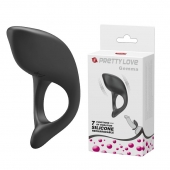 Черное перезаряжаемое эрекционное кольцо Gemma - Baile - в Томске купить с доставкой