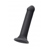 Черный фаллос на присоске Silicone Bendable Dildo XL - 20 см. - Strap-on-me - купить с доставкой в Томске