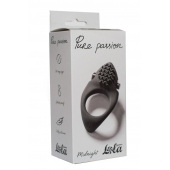 Черное эрекционное виброкольцо Pure Passion Midnight - Lola Games - в Томске купить с доставкой
