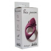 Бордовое эрекционное виброкольцо Pure Passion Midnight - Lola Games - в Томске купить с доставкой