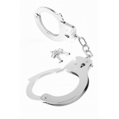 Металлические серебристые наручники Designer Metal Handcuffs - Pipedream - купить с доставкой в Томске