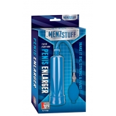 Синяя вакуумная помпа MENZSTUFF PENIS ENLARGER - Dream Toys - в Томске купить с доставкой