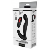 Черный вибромассажер простаты SWIRLING P-PLEASER - Dream Toys - в Томске купить с доставкой