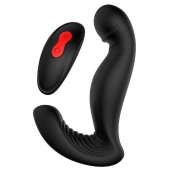 Черный вибромассажер простаты SWIRLING P-PLEASER - Dream Toys - в Томске купить с доставкой