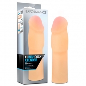 Телесная насадка-удлинитель на пенис PERFORMANCE 1.5INCH COCK XTENDER - 16 см. - Blush Novelties - в Томске купить с доставкой