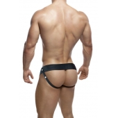 Черный мужской страпон DR. SKIN 6INCH HOLLOW STRAP ON - 16 см. - Blush Novelties - купить с доставкой в Томске