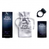 Темно-серое эрекционное кольцо Vibrating Love Ring с вибрацией - Fifty Shades of Grey - в Томске купить с доставкой