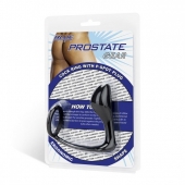Стимулятор простаты с фиксацией эрекционным кольцом Prostate Gear - BlueLine - в Томске купить с доставкой
