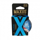 Классические презервативы в пластиковом кейсе MAXUS Classic - 3 шт. - Maxus - купить с доставкой в Томске