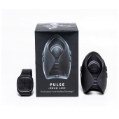 Темно-серый инновационный мужской осциллятор PULSE SOLO LUX с пультом ДУ - Hot Octopuss - в Томске купить с доставкой