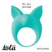 Зеленое эрекционное кольцо Kitten Kyle - Lola Games - в Томске купить с доставкой