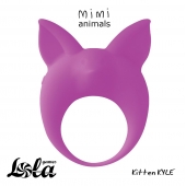 Фиолетовое эрекционное кольцо Kitten Kyle - Lola Games - в Томске купить с доставкой