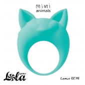 Зеленое эрекционное кольцо Lemur Remi - Lola Games - в Томске купить с доставкой