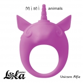 Фиолетовое эрекционное кольцо Unicorn Alfie - Lola Games - в Томске купить с доставкой