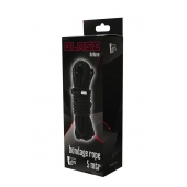 Черная веревка для шибари DELUXE BONDAGE ROPE - 5 м. - Dream Toys - купить с доставкой в Томске