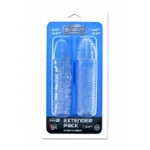 Комплект из 2 прозрачных насадок на пенис PENIS EXTENDER PACK - Dream Toys - в Томске купить с доставкой