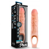 Телесный реалистичный фаллоудлинитель 9 Inch Silicone Cock Sheath Penis Extender - 22,86 см. - Blush Novelties - в Томске купить с доставкой