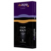 Разноцветные презервативы DOMINO Colour Beauty - 6 шт. - Domino - купить с доставкой в Томске